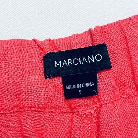 MARCIANO Leauca Drawstring Flare Linen Beach Trouser - Picture 8 of 14